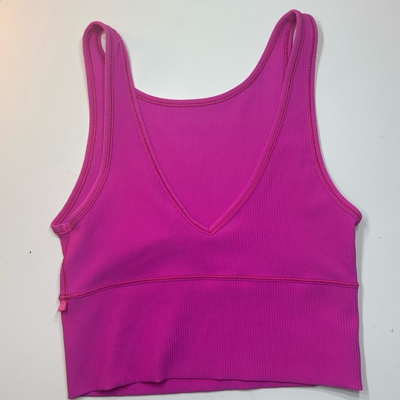 Lululemon Power Pivot Ribbed Tank Top Hot pink - Picture 2 of 3